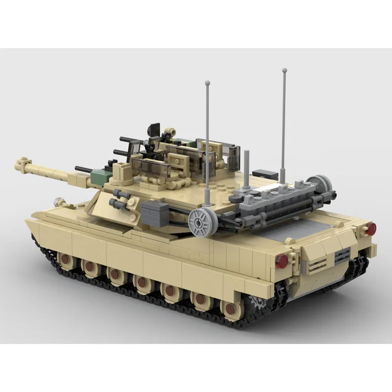 Building Block MOC-84123 Army Main Battle Tank Construction Model 1048PCS Adult and Children's Birthday Toys Christmas Gifts