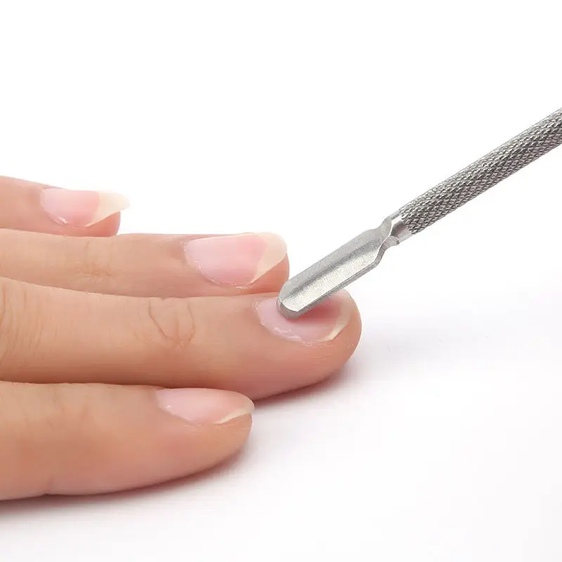 2/4/10 قطعة الفولاذ المقاوم للصدأ مقص أظافر مثلث بشرة الأظافر انتهازي الفضة المعادن انتهازي للبشرة هلام مزيل طلاء الأظافر #3