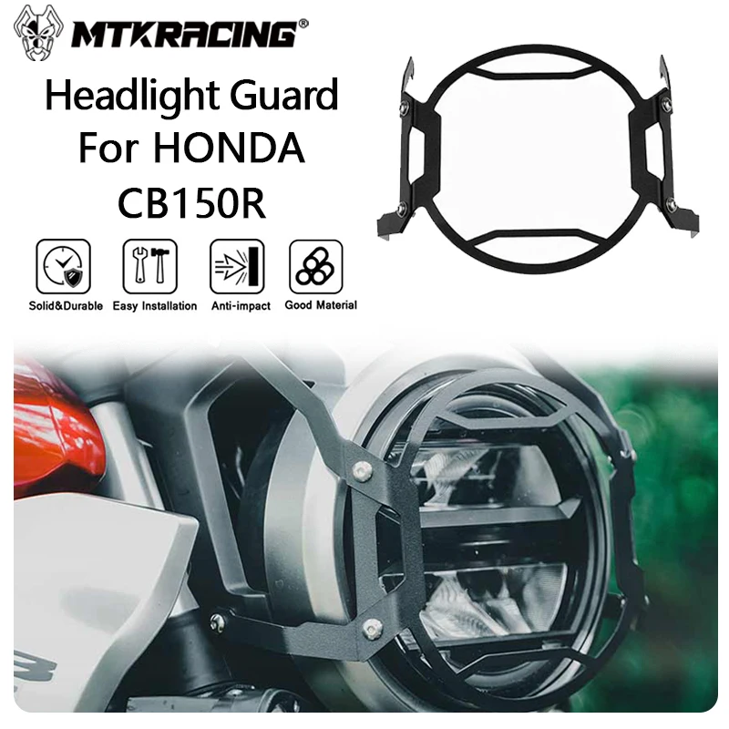 MTKRACING Headlight Guard For HONDA CB150R 2018-2024 Headlight Shield Guard Protector Headlamp Mesh Grille Cover