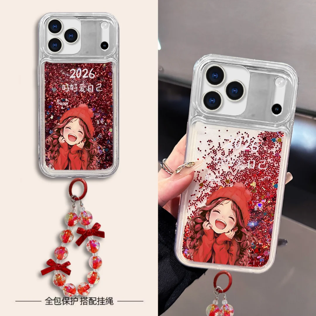 

Shining Quicksand Glitter Sequin Phone Case For iPhone 17 Air 16 15 14 13 12 11 Pro Max 15 16 Plus 16E Clear TPU soft Cover