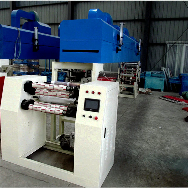 Small bopp plastic film adhesive tape coating machine tape printing slitting rewinding machine tape making machine