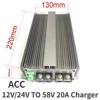 자동차 라이온 배터리 변압기 전원 공급 장치용 스텝 업 DC DC 충전기, 12V ~ 56V, 58V, 3A, 5A, 10A, 20A, 30A, 12V ~ 43.8V, 10A 6