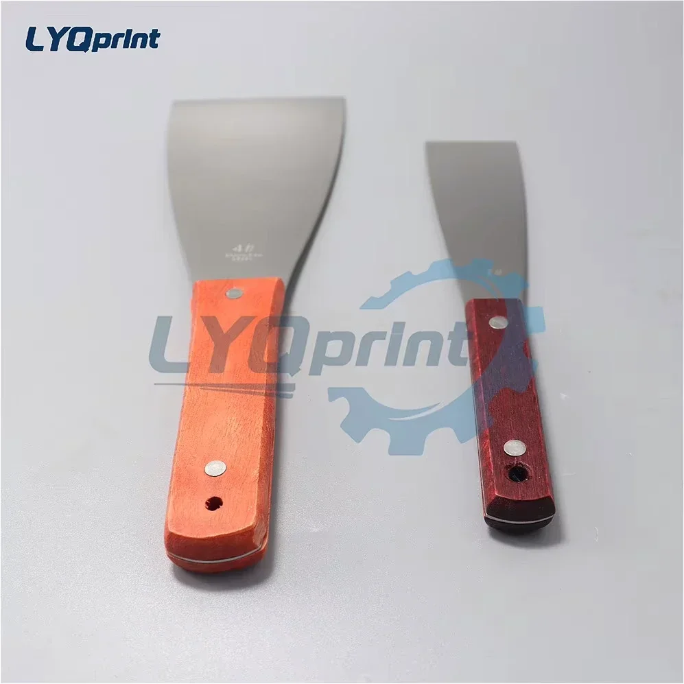 Best Quality Printing Machine Ink Knife With Wooden Handle 30CM Long 9CM Width For Heidelberg Roland KBA Komori