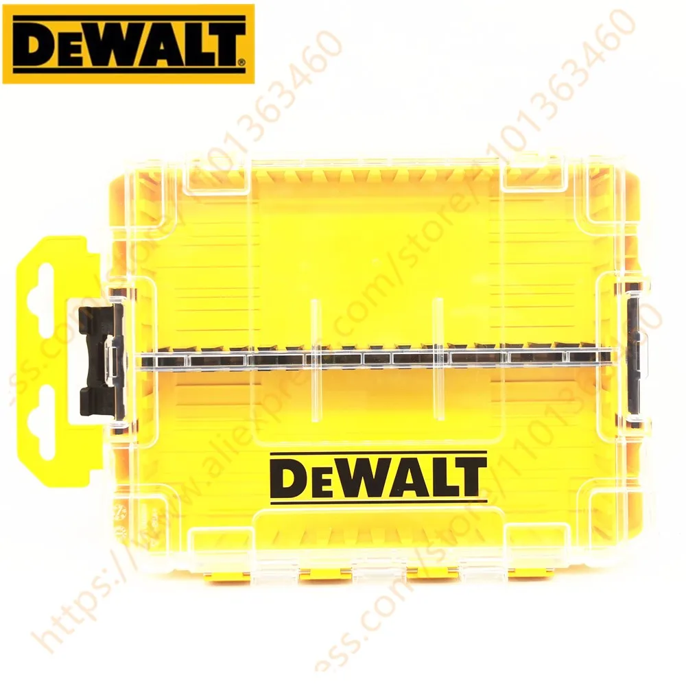 DeWalt-オリジナルのツールボックス,タフなケース,アクセサリー収納ツール,ドリルビットの組み合わせ,積み重ね可能