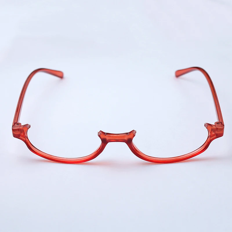 Anime Charakter Kamishiro Rize Cosplay rote Brille Akemi Homura Rollenspiel Halb rahmen Brille ohne Linse Zubehör Brillen