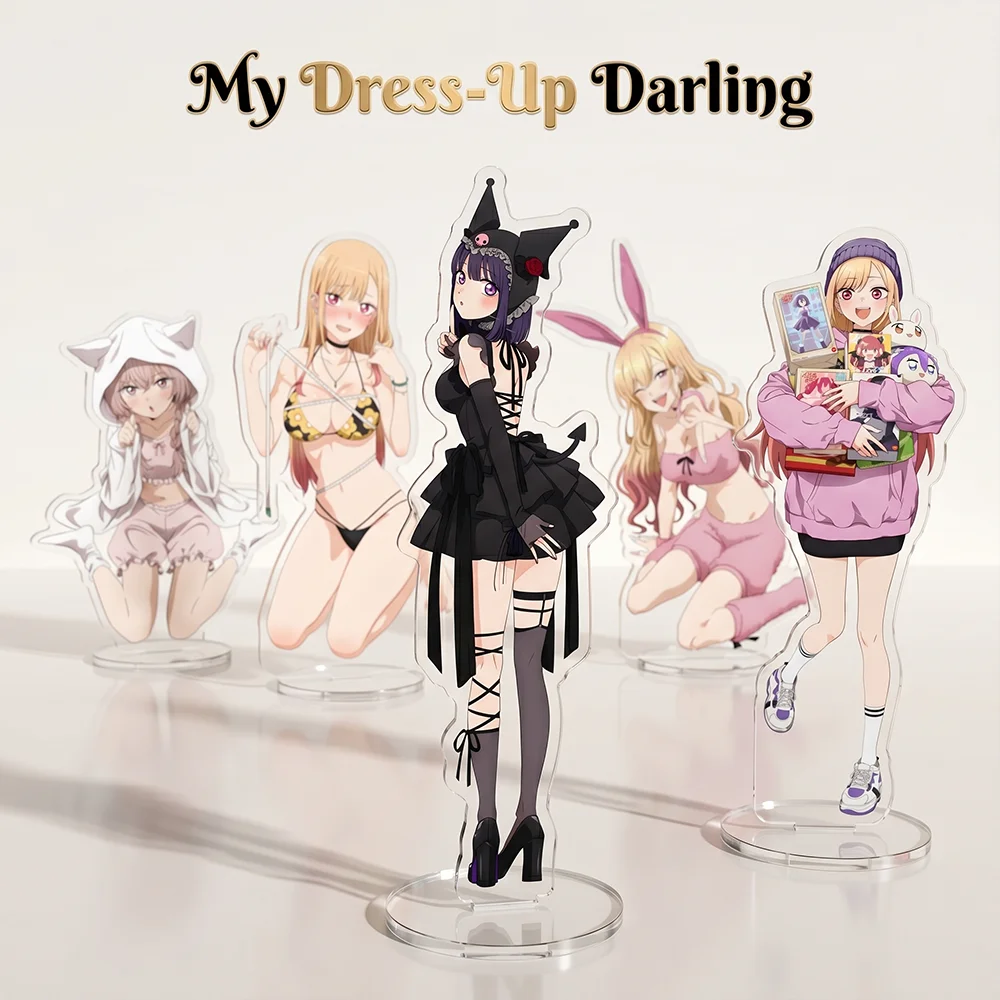 Anime My Dress-Up Darling Marin Sexy figurines Kitagawa Sajuna Inui 15CM Acrylic Stand keychain Cosplay Desk Decor Collect gifts