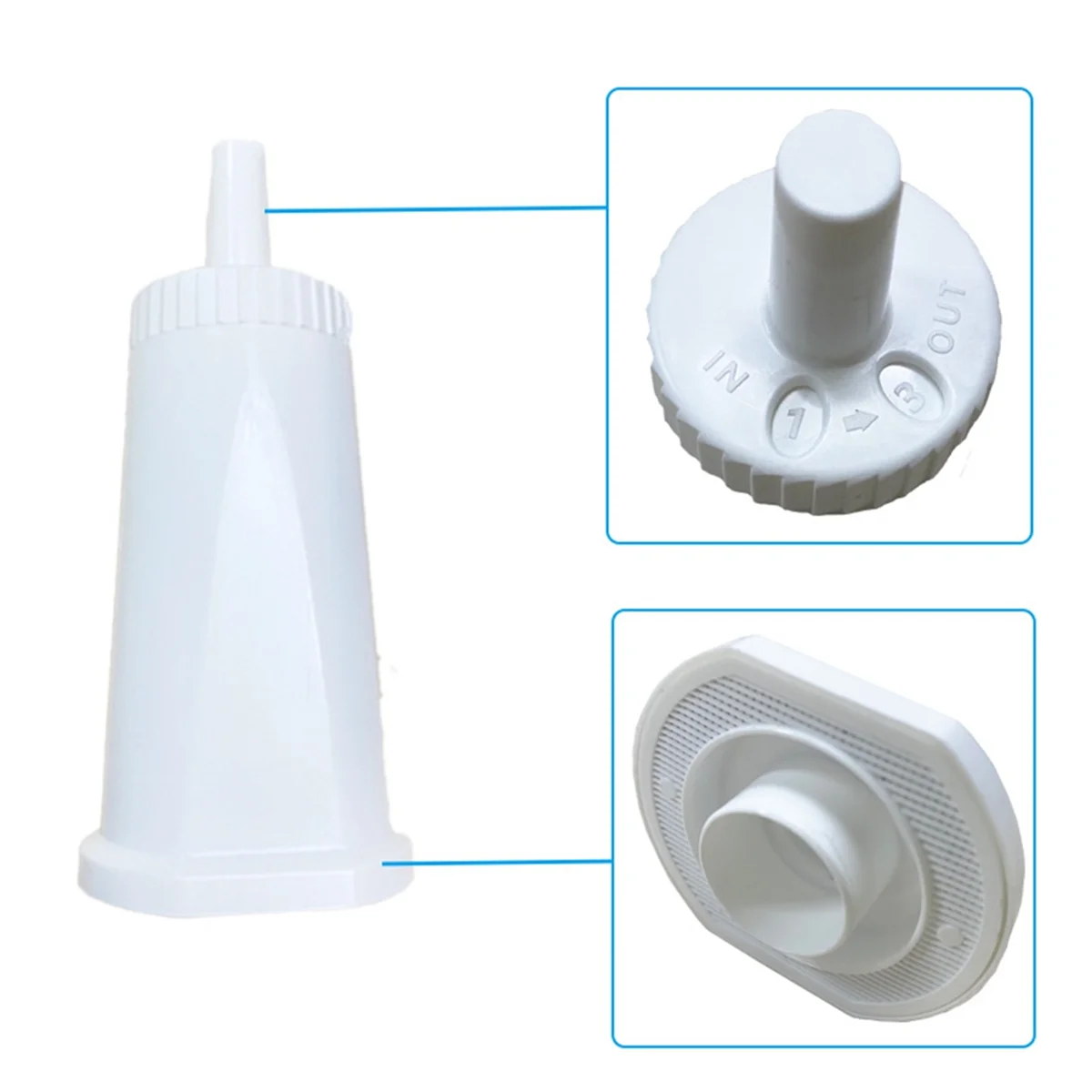Coffee Machine Water Filter for Breville Sage Oracle Touch, Barista, Claro Swiss, BES878, Bes008,2 PCS#ABGP