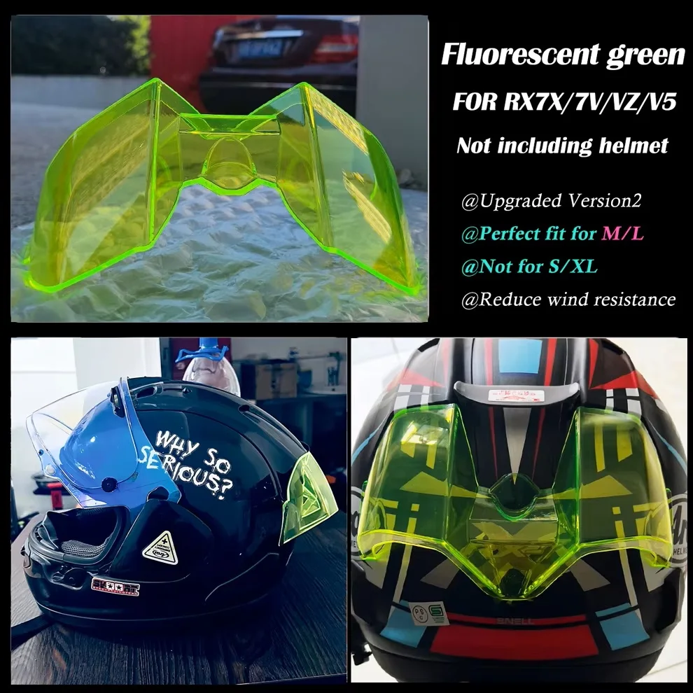 High-quality New Model Motorcycle Helmet Spoiler Big Rear Trim Helmet Spoiler Accessories For Arai RX-7X RX7X VZ-Ram RX7V