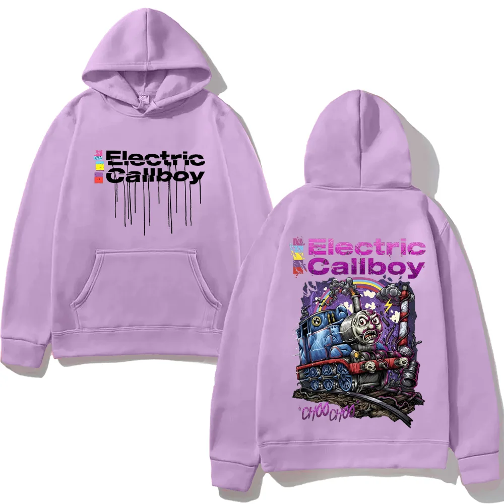 Callboy elétrico moletom com capuz punk 2025 novo álbum moda moletom impressão gráfica grunge roupas sudaderashoody retro de alta qualidade