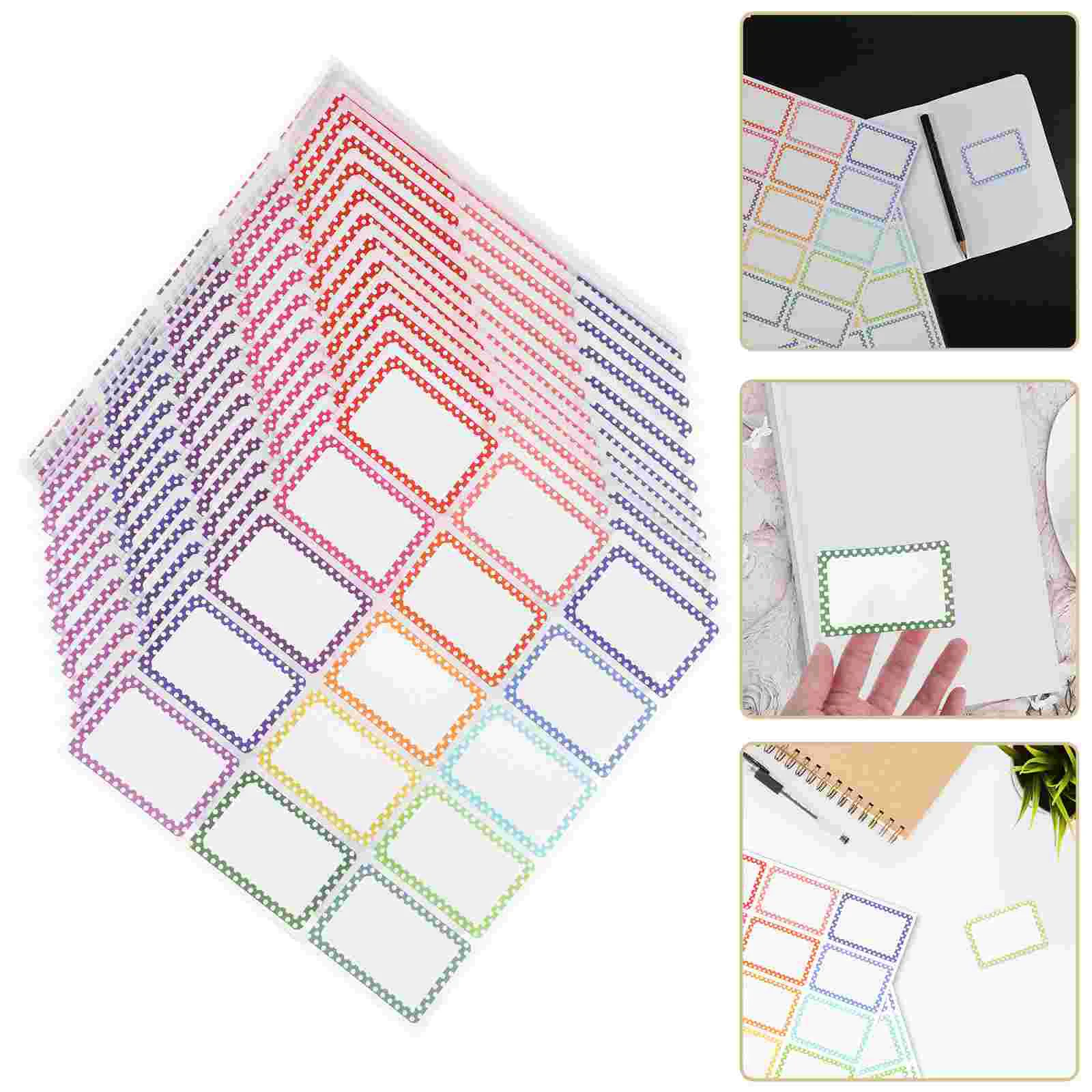 

23 Sheets Name Tag Stickers Labels Bottle Classifying Decal Blank Locker Adhesive Self-adhesive Tags Synthetic Paper Student