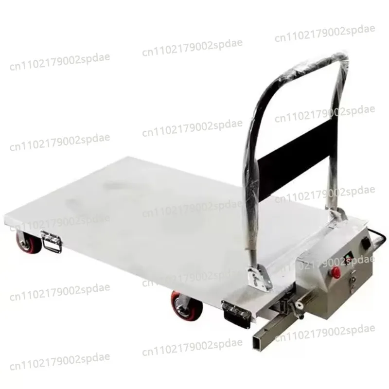 Portable Electric Lifting Platform Trolly Warehouse Trolley Loading Electric Hydraulic Lift Scissor Lift Platform Transport Use