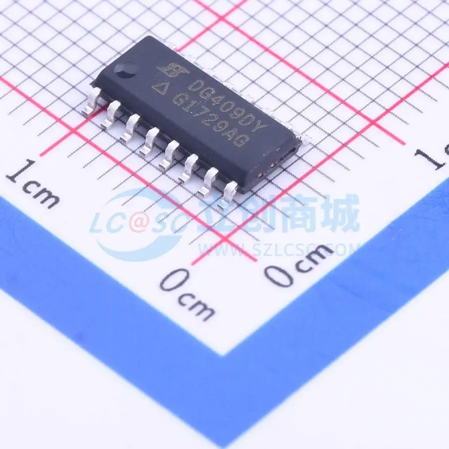 7pcs DG409DY-T1-E3 SOIC-16 4 1 100 5V 36V -20V -5V 5V 20V Communication Interface IC