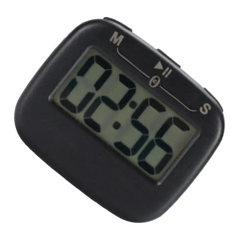Kitchen Timer Digital LCD Food Timer Magnetic Countdown Time Reminder Multi-functional Management Tool for Kitchen Baking Study
