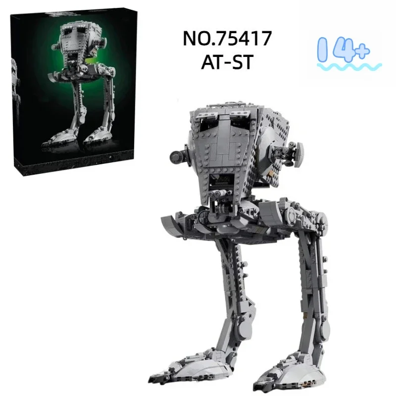

Набор для сборки AT-ST Walker Premium от Disney, артикул 75417, научно-фантастическая реплика, игрушка-подарок для детей на день рождения или Рождество.