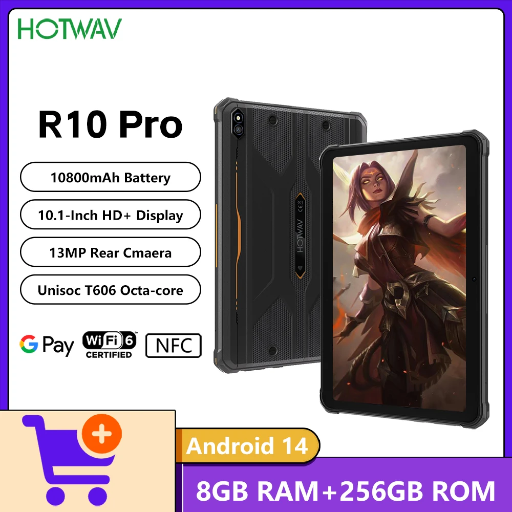 2025 NEW HOTWAV R10 Pro Rugged Tablet 10.1
