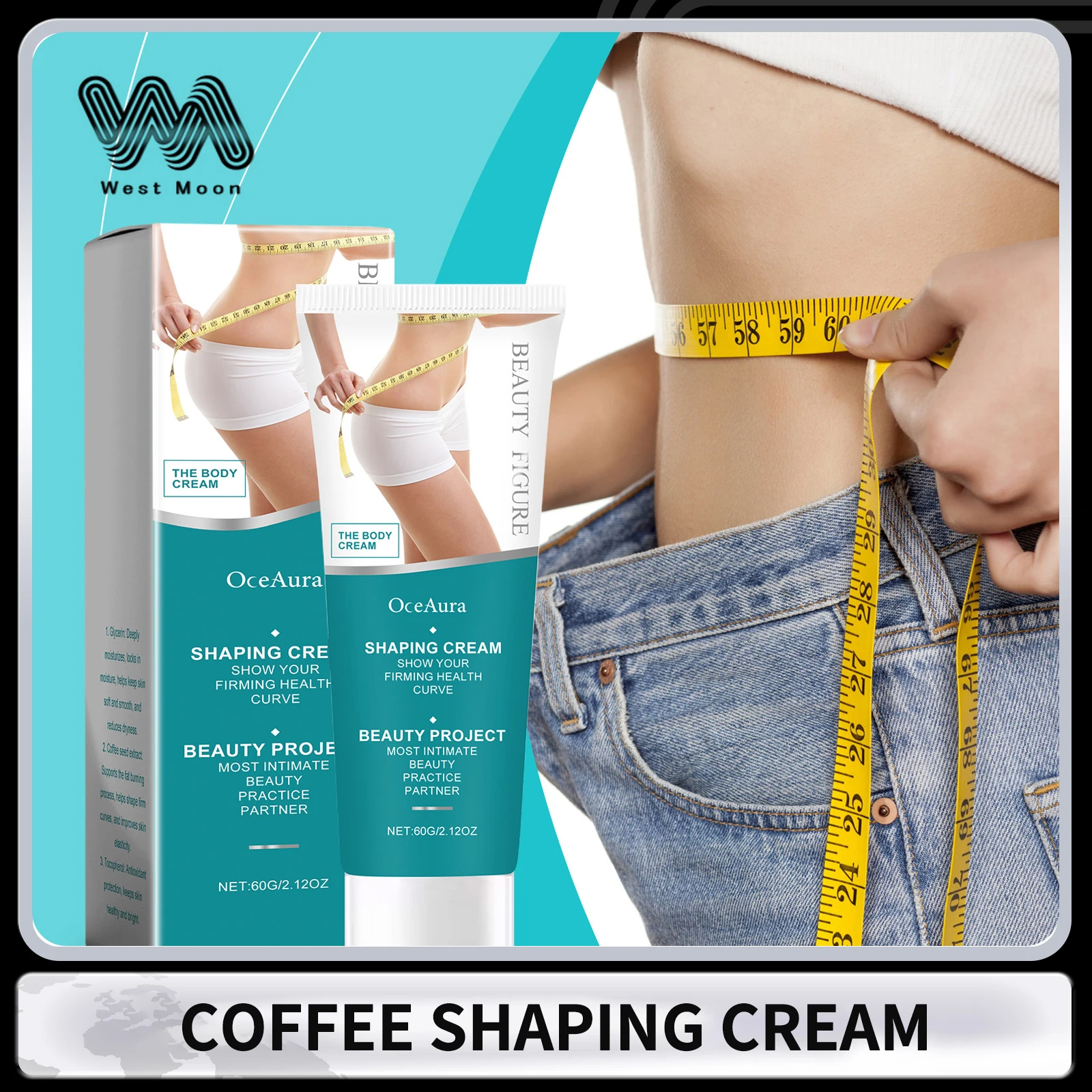 

Coffee Body Shaping Cream Anti Cellulite Improve Abdomen Sagging Skin Firming Lifting Thighs and Buttocks Moisturizing Lotion