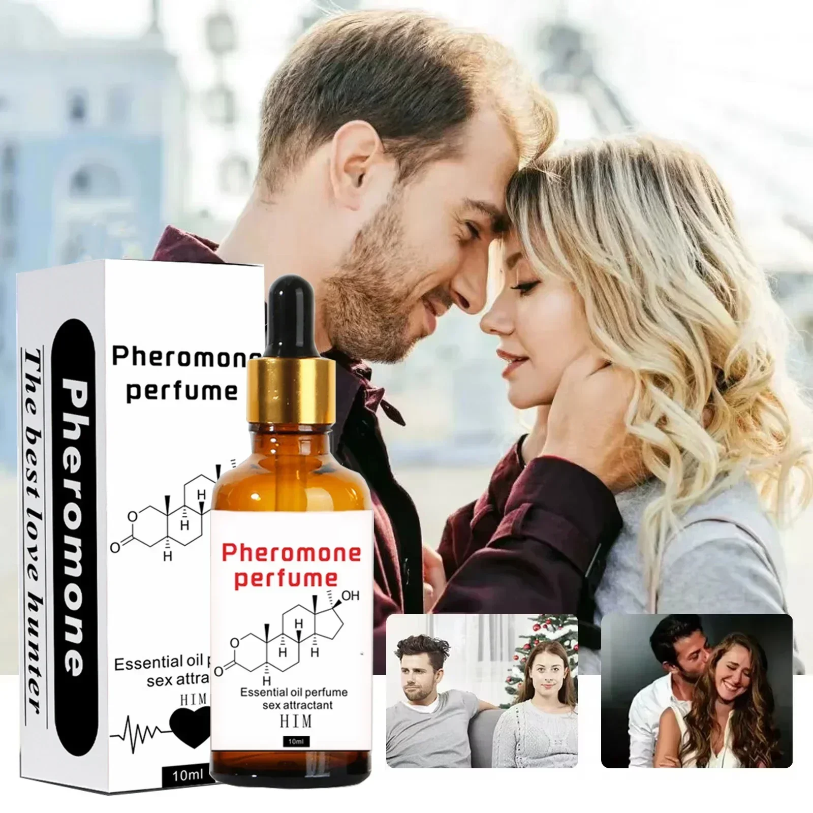 Perfume de feromonas, aceite esencial para hombres y mujeres, Perfume corporal refrescante Natural, fragancia duradera