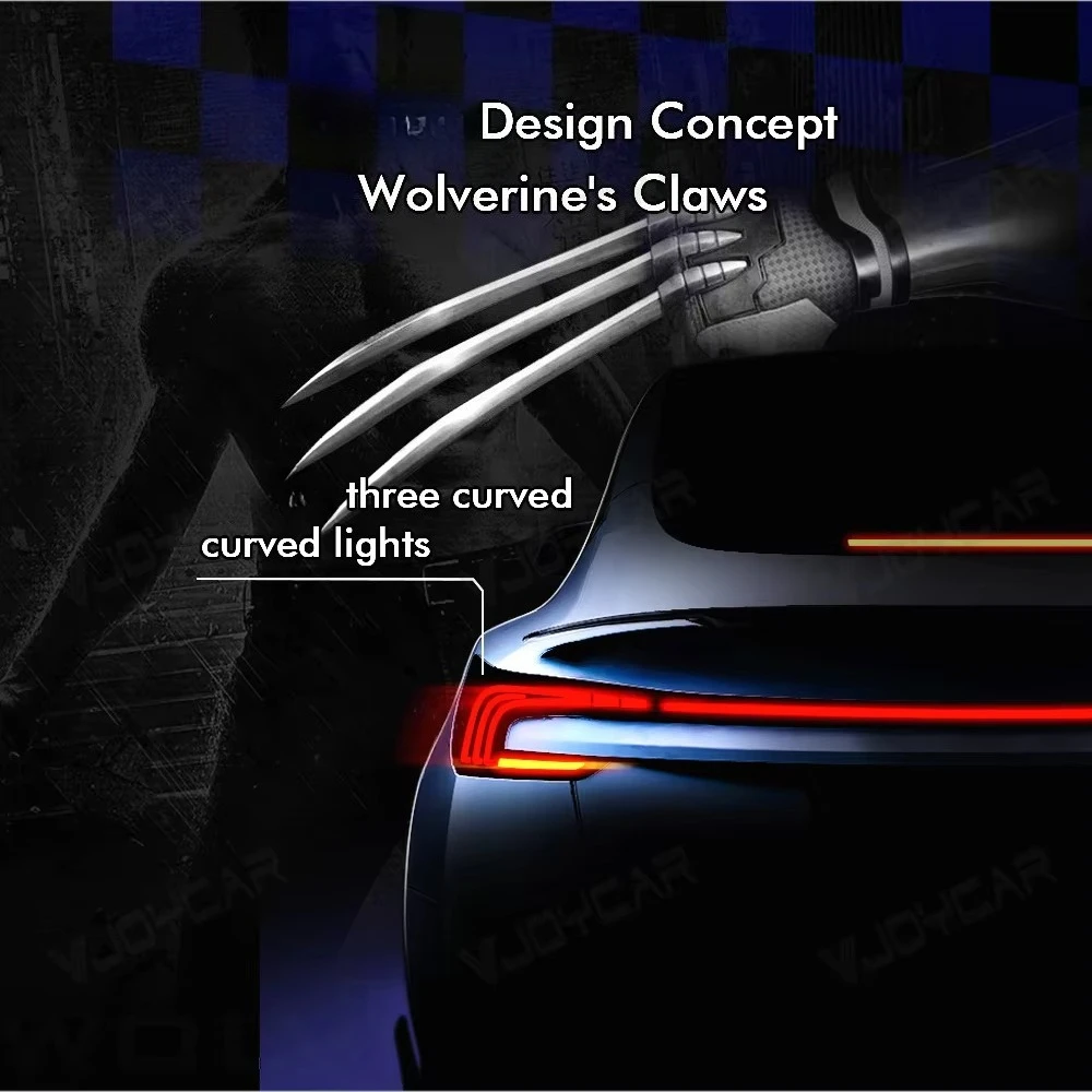 Full‑Width Tail Lights for Model 3 Highland, Turn Signal Brake Lamp Exterior Mod Accessories for 2024+ Models