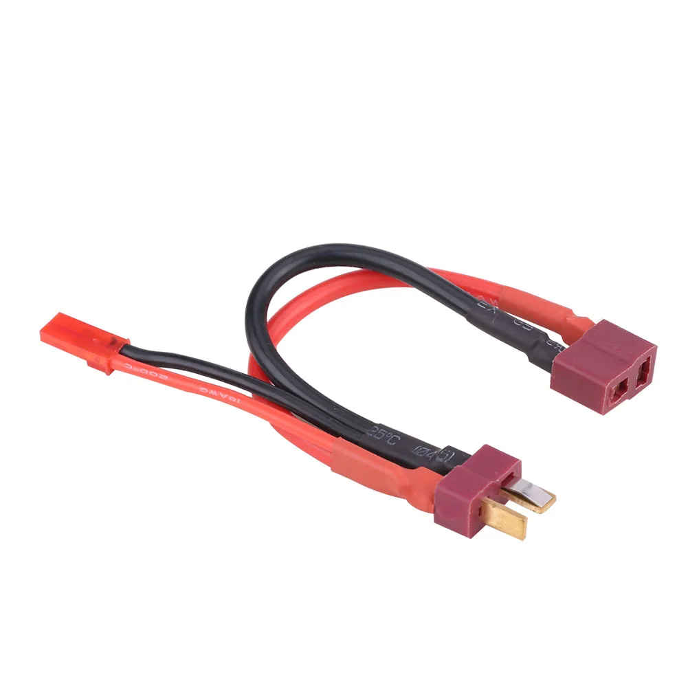 T Plug with JST Connector Deans T Plug with JST Plug Power Cable 18AWG Wire for Remote Control Airplane Car Boat