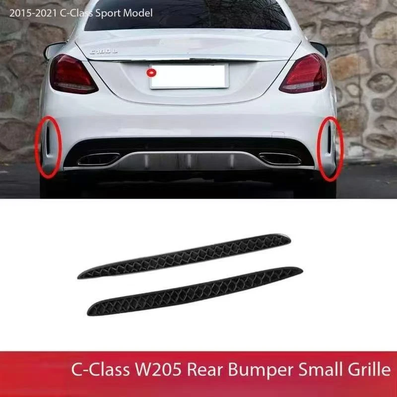 

For Mercedes C Class W205 C205 c200 C300 C400 C260 Rear Bumper Left Right Side Cover Vent Grille Grill A2058850153 A2058850053