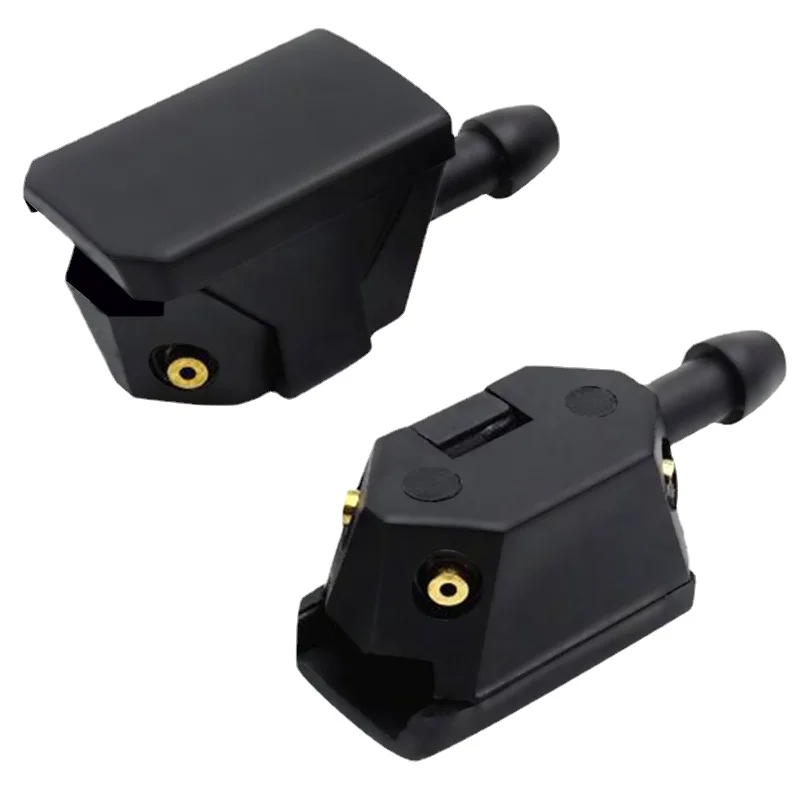 2 pcs Car Windshield Wiper Blade Washer Spray Nozzle Adjustable 4-way Upgrade Installed on 8mm 9mm Arm Car Accessories