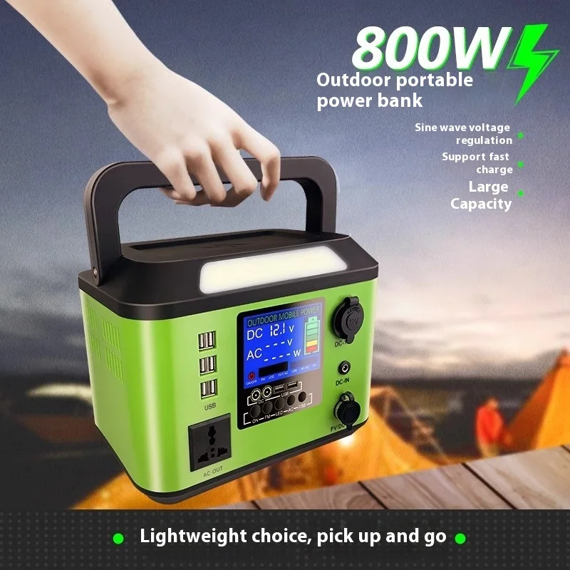 5300W Portable Large Capacity Mobile Lithium Battery Solar Charging Station MPPT Pure Sine Wave Jump Starter with RV Port for AU