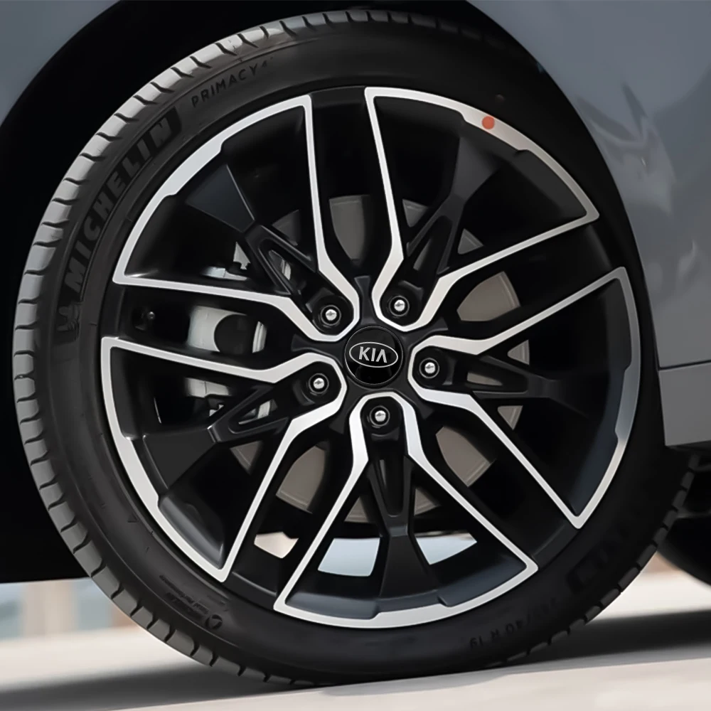56/65mm Car Wheel Center Hub Caps Stickers Badge Cover For KIA K2 K3 K5 K7 EV6 KX3 Soul Seltos Sportage Ceed RIO Picanto Sorento view 2