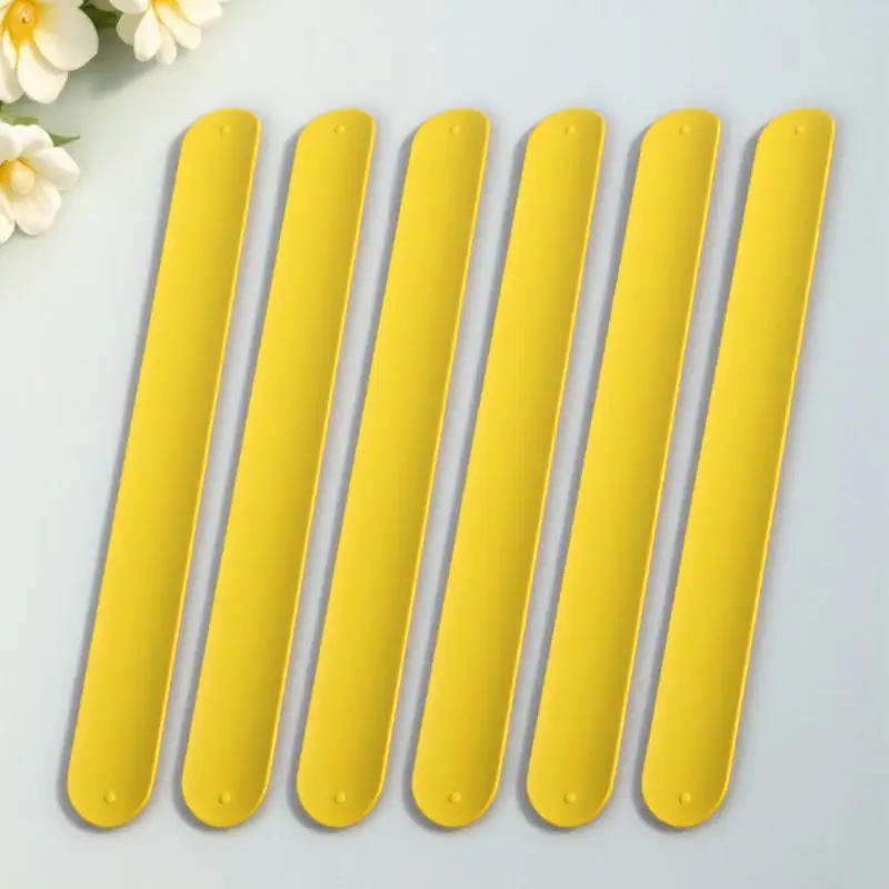 

10Pcs Silicone Slap Bracelets Wristbands Party Favors Elastic Durable Gift Slap Bracelets