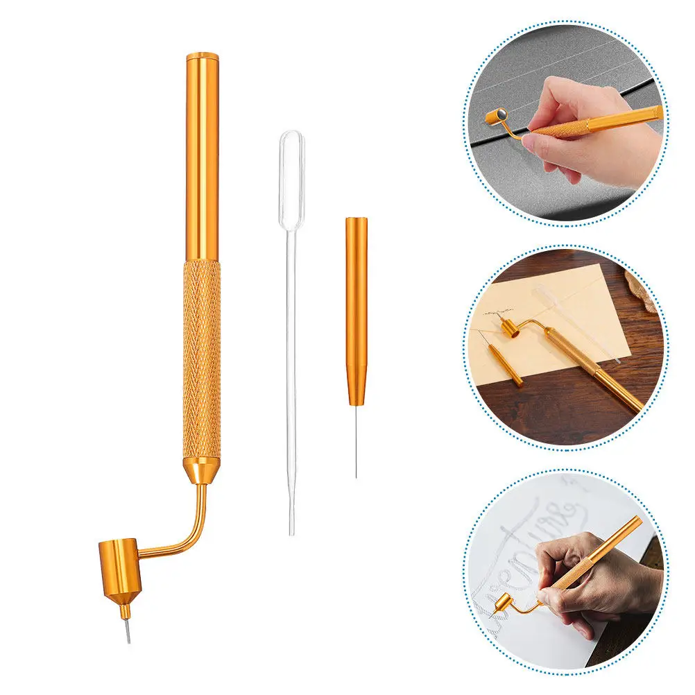 

2 набора автомобильных маркеров для ремонта царапин, прецизионный аппликатор, золотой маркер для тонких линий, ручка-фломастер для ремонта сколов и царапин на автомобильной краске