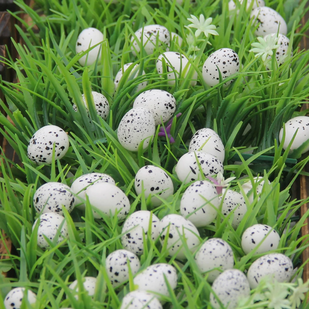 

50 Pcs Artificial Bird Eggs Mini Decor The Bird's Nest Simulation for Crafts Child