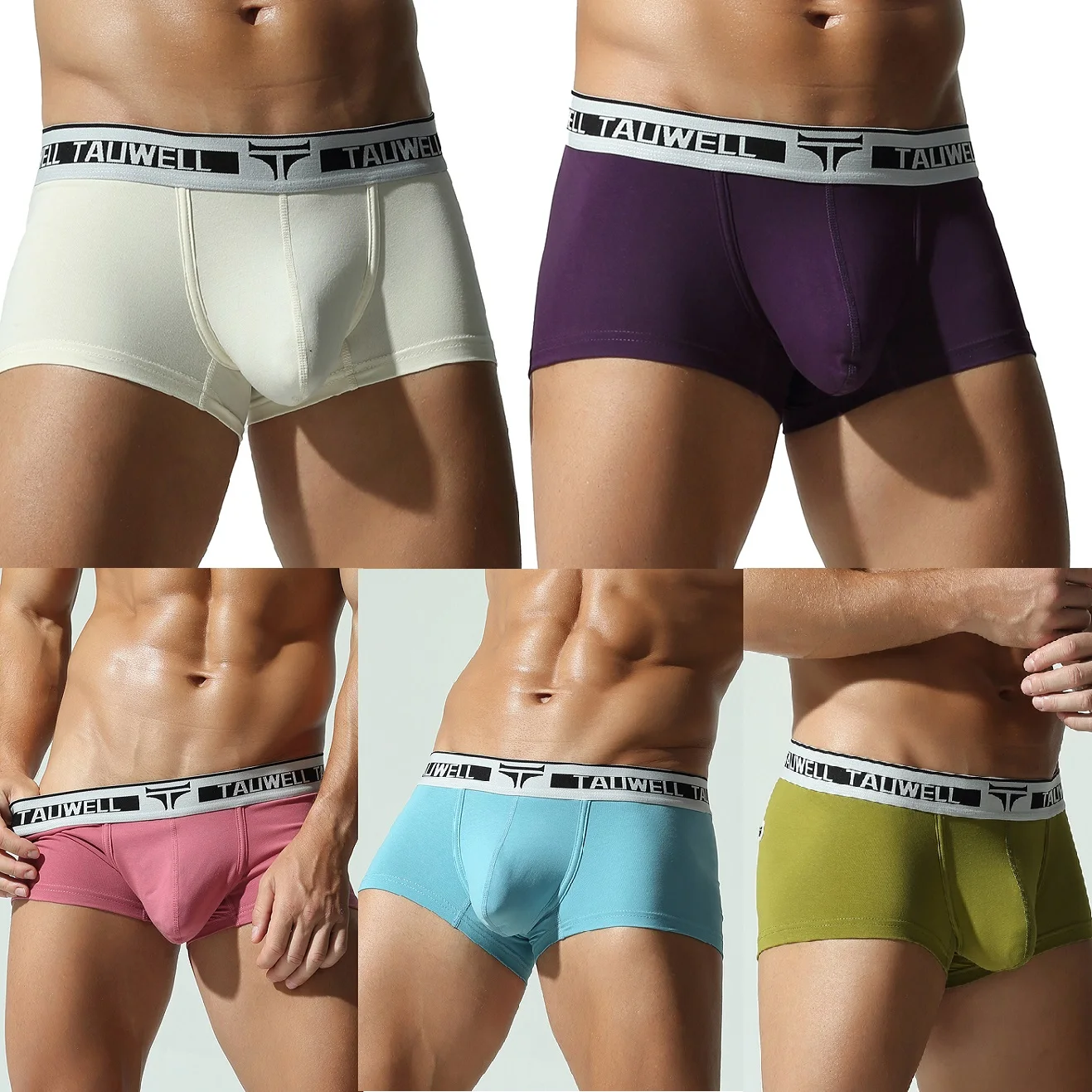 

Лето 202, мужские трусы-боксеры из хлопка в рубчик TAUWELL CAUTION — дышащее и удобное нижнее белье