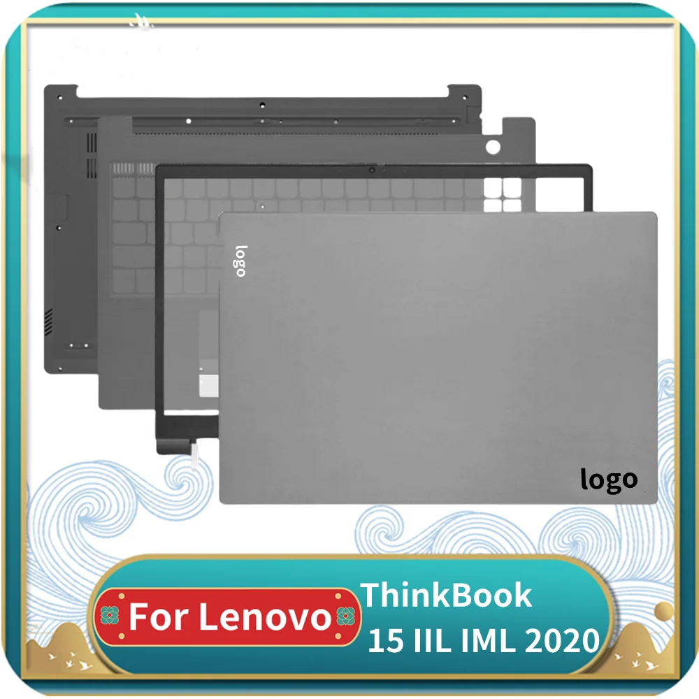 

NEW LCD Back Cover For Lenovo ThinkBook 15 IIL IML 2020 Wei 6-15 Laptop Front Bezel Palmrest Bottom Case Hinges Cover Top Case