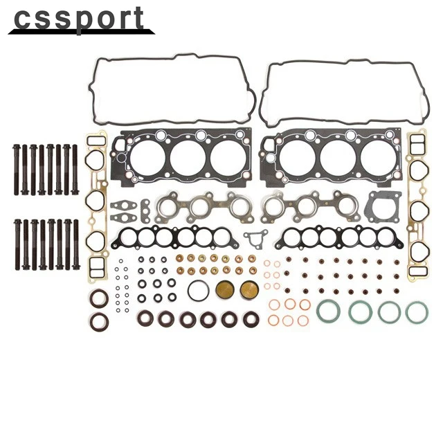 

Подходит для 95-04 Toyota Tacoma Tundra 4Runner 3,4 л, полный комплект прокладок, болты 5VZFE