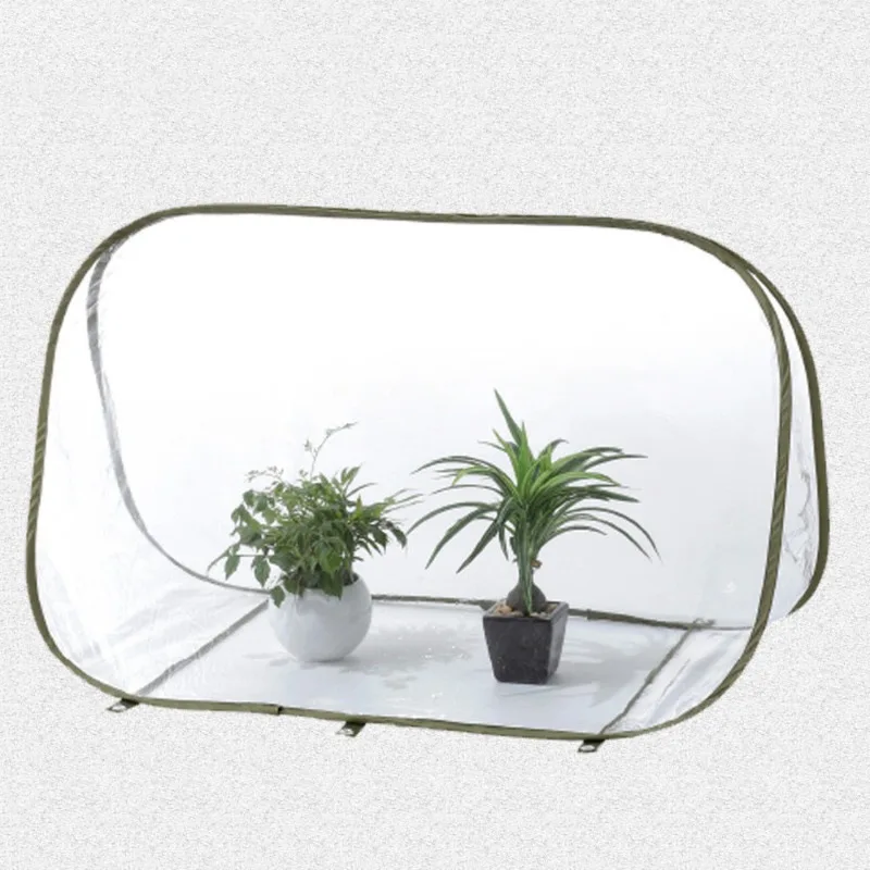 For Mini Thermal Insulation Cover Waterproof Greenhouse Cover Plant Greenhouse Flower Pot Flower Room Plant Antifreeze Balcony