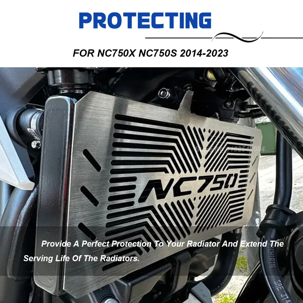 For NC750X 2015 Motorcycle Radiator Grille Guard Protector For Honda NC750 X/S NC750S 2014-2021 2022 2023 Protective Cover Grill
