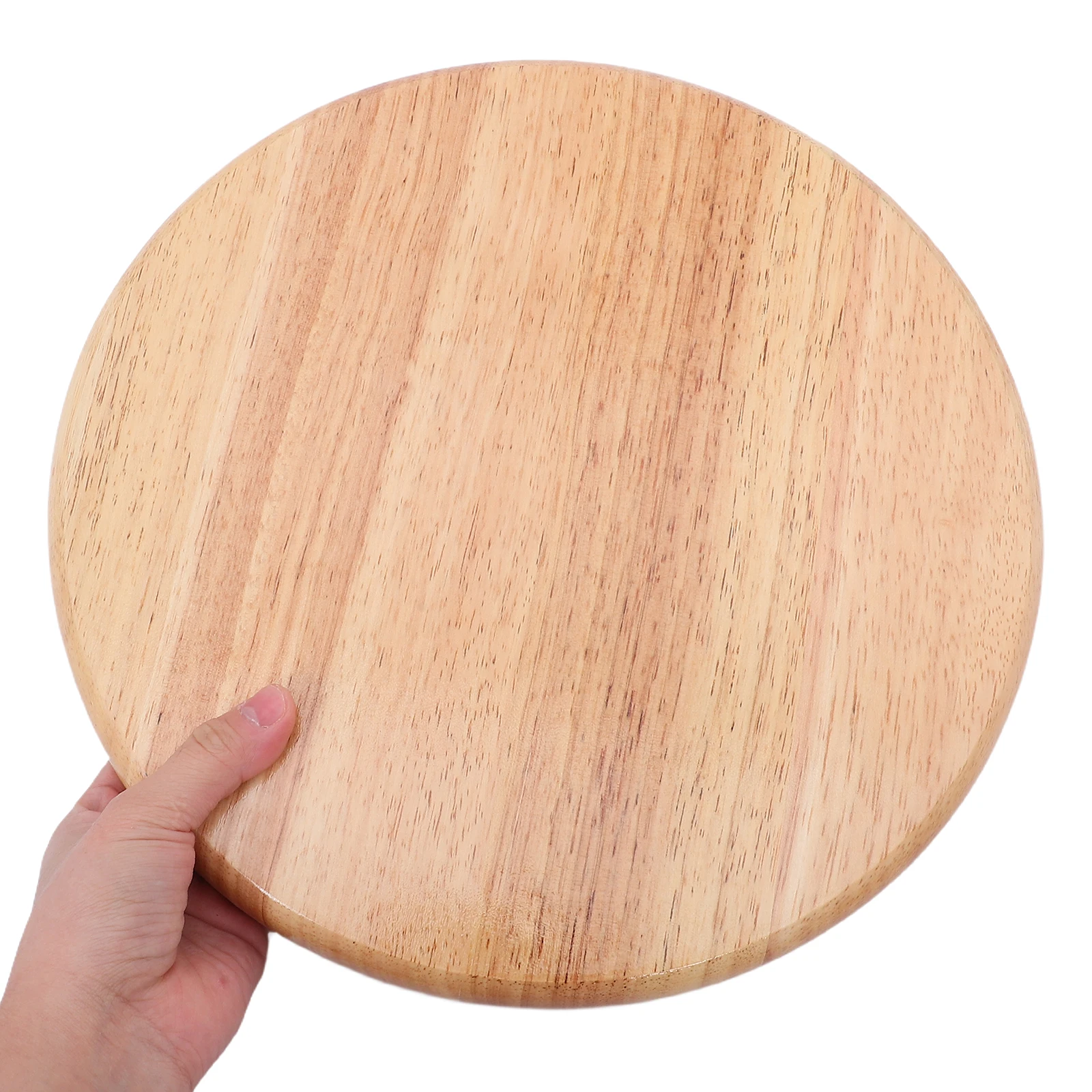 استبدال مقعد البراز المستدير من الخشب الصلب، سطح كرسي الطعام السميك لمقاعد للبار وكراسي المقصف للاستخدام التجاري من الخشب #1