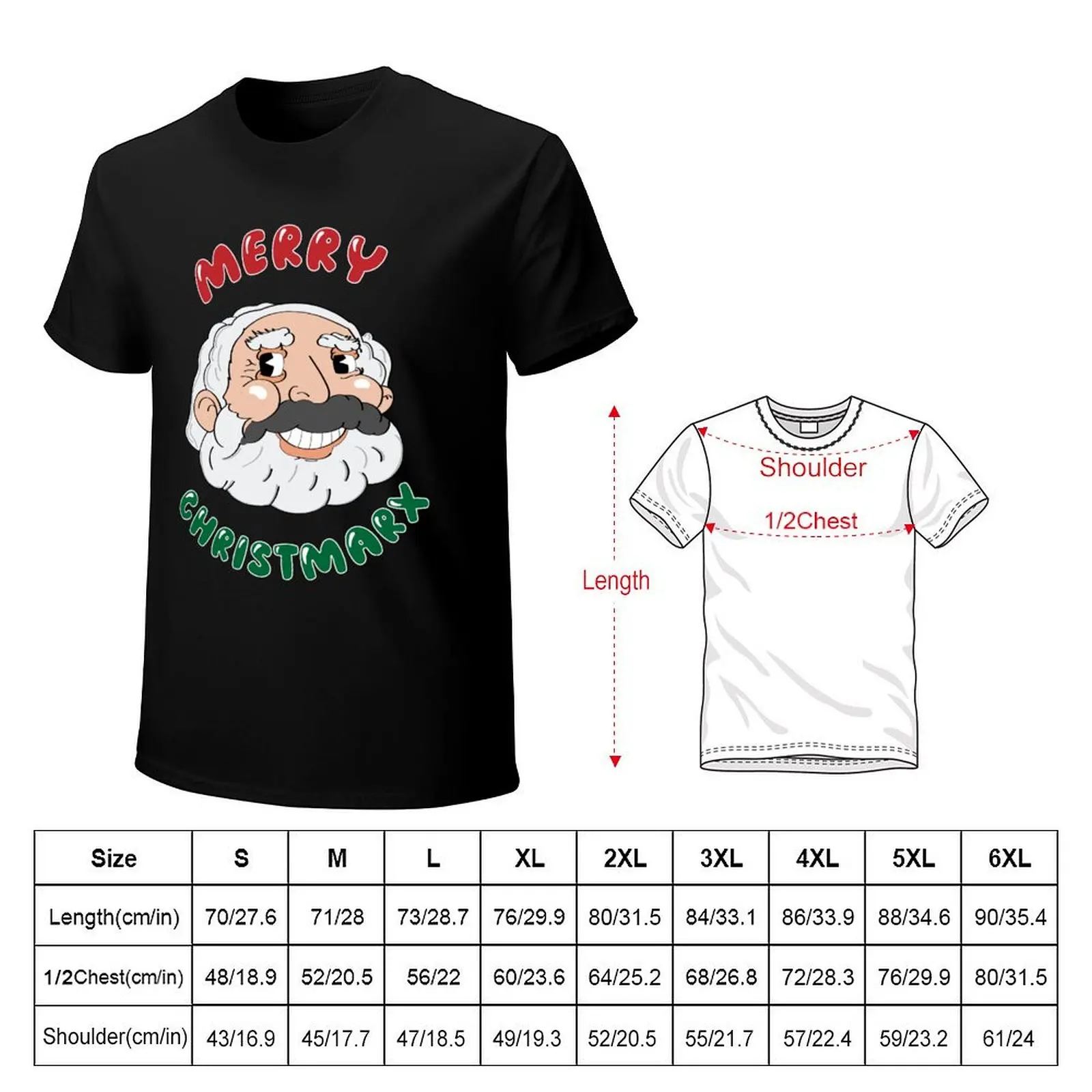 Merry Christmarx T-Shirt Street Style Casual Tee Shirt