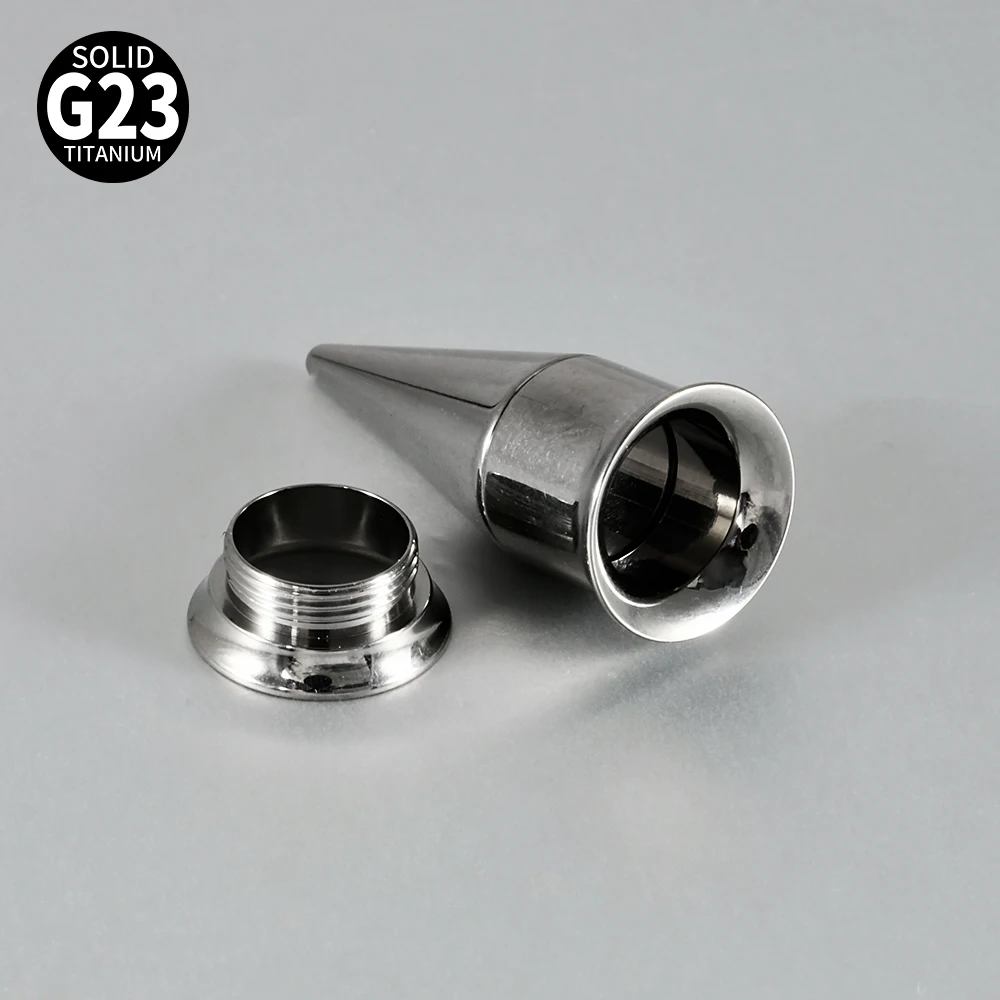 3pcs G23 Titanium Ear Taper Kit, Body Piercing Expander Set