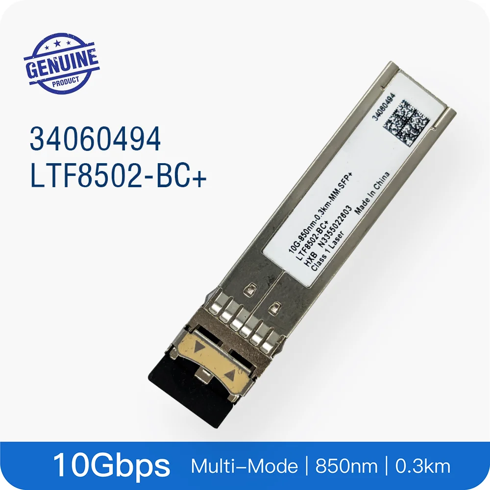 

HW 34060494 LTF8502-BC+ Original HUA_WEI Optical Transceiver SFP+ 10GBase MM Multi-Mode Module 850nm 300M 0.3KM Duplex LC