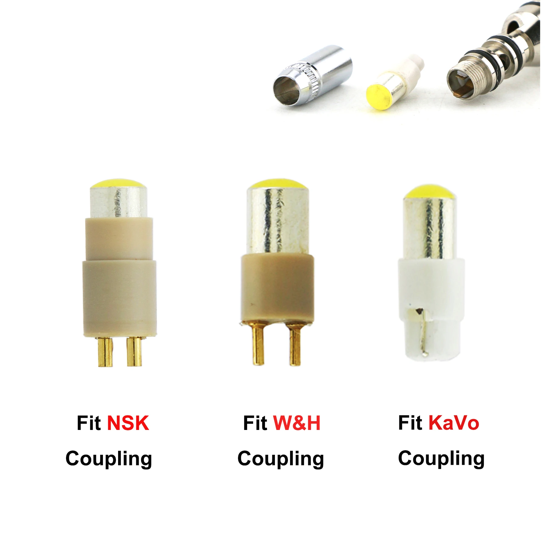 Coxo Tandheelkundige Glasvezel Hoge Snelheid Handstuk Luchtturbine Koppeling 6 Pin Standaard/Koppel Groot Hoofd Handstuk Fit Kavo Nsk