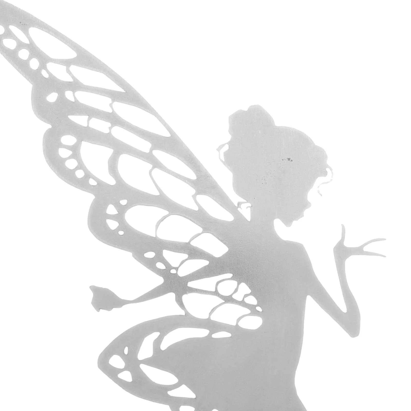 

Metal Rustic Fairy Garden Stake Durable Iron Lawn nament Outdoor Yard Accessory Weather Resistant Garden Decor Statue