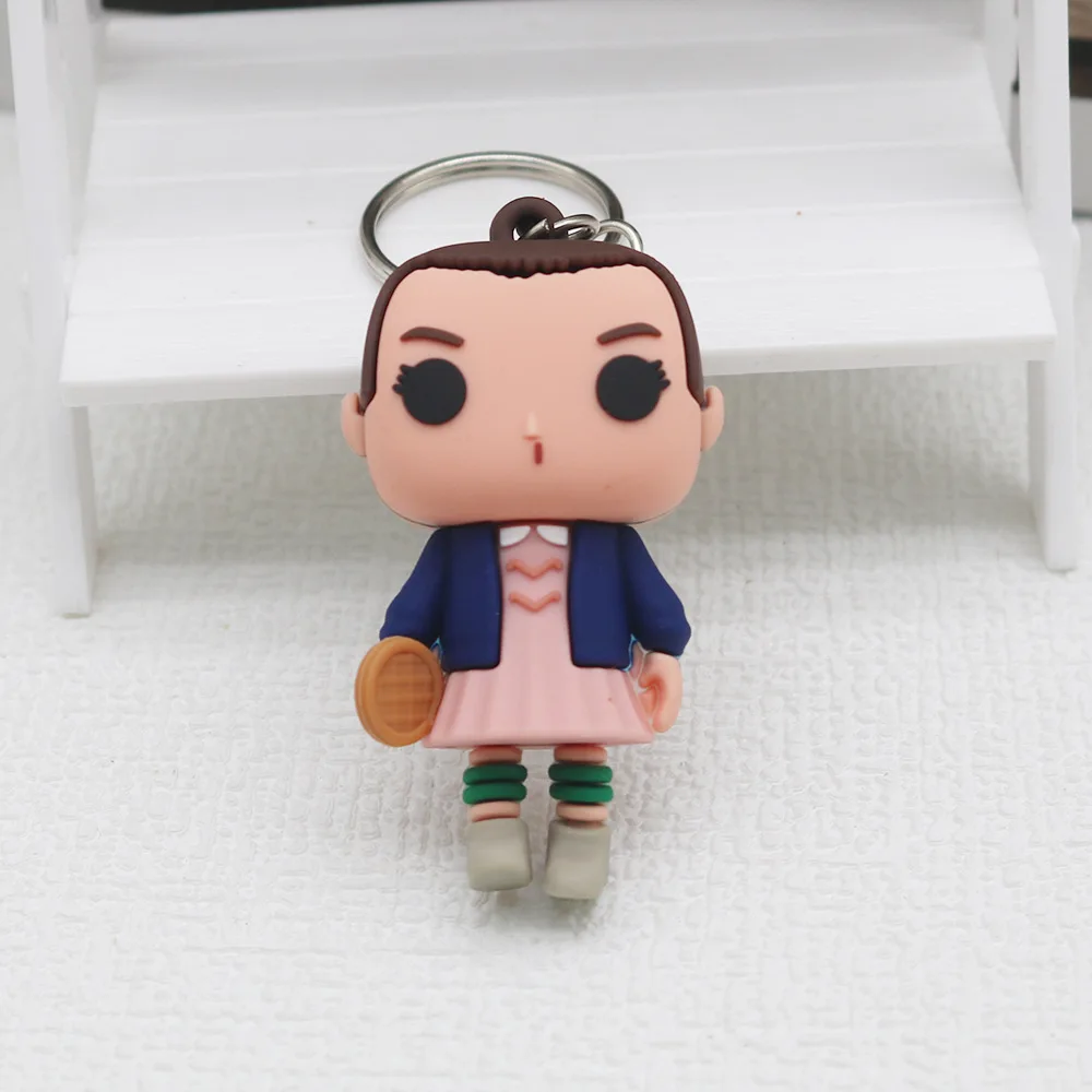 

Creative Cartoon Key Chain Movie Film Action Figure Doll Cute Doll PVC Keyring Ornament Key Chain Pendant Kids gifts