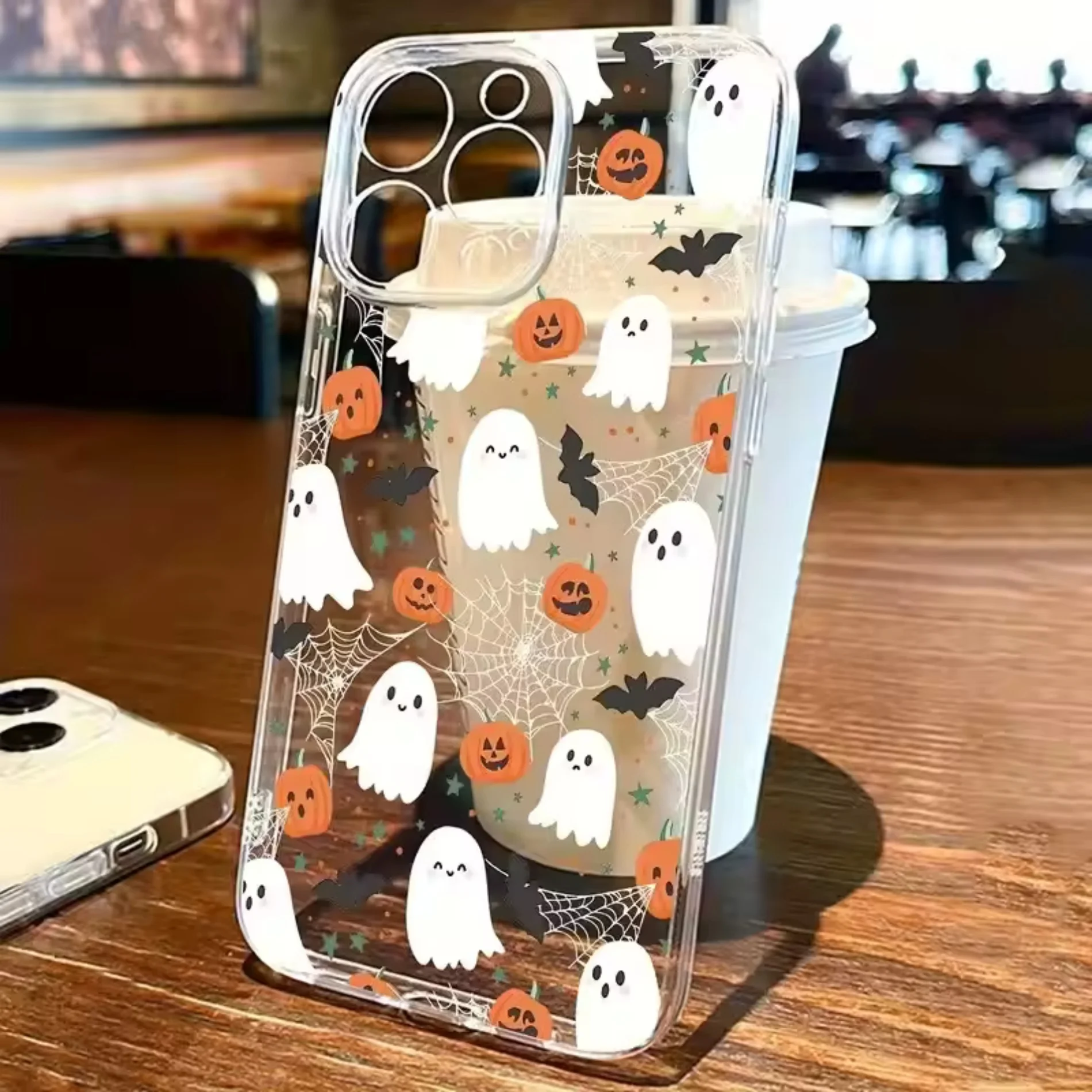 เคสใสลายผี ฟักทอง ค้างคาว ฮาโล - Phone Cases Iphone 13 บทวิจารณ์และราคา