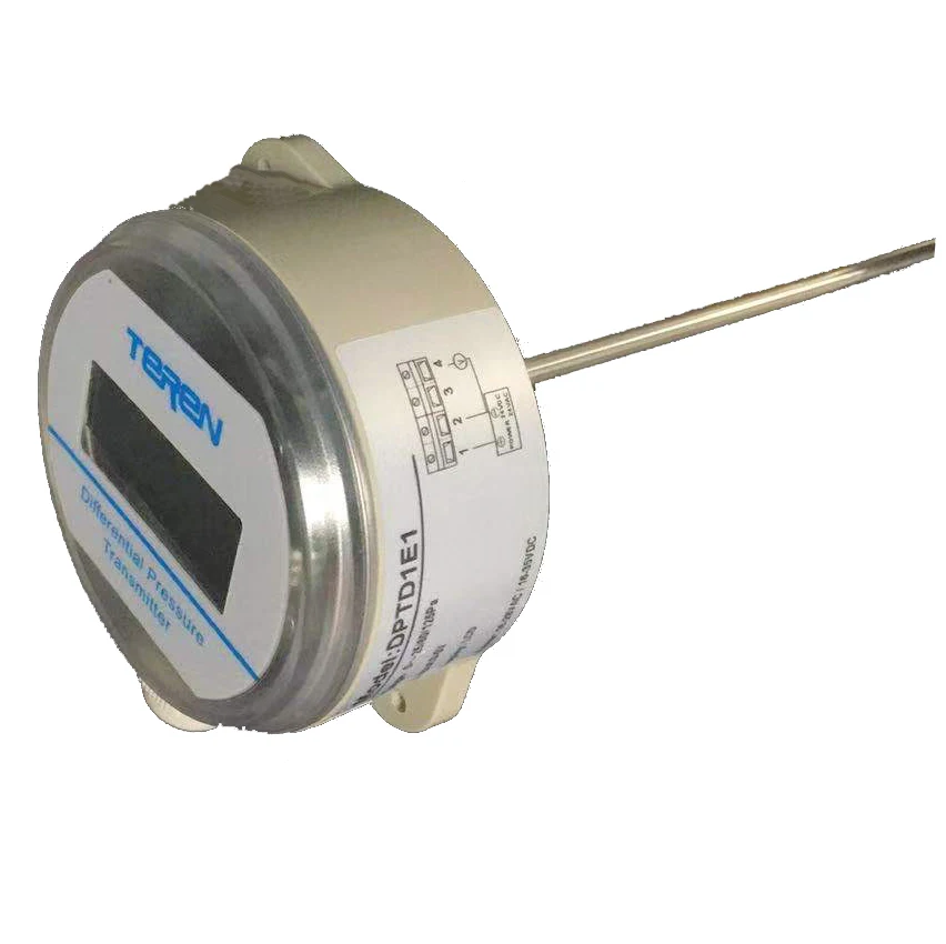 Trasmettitore di pressione differenziale montato su condotto 0-25/60/125 Pa con uscita RS485/Modbus