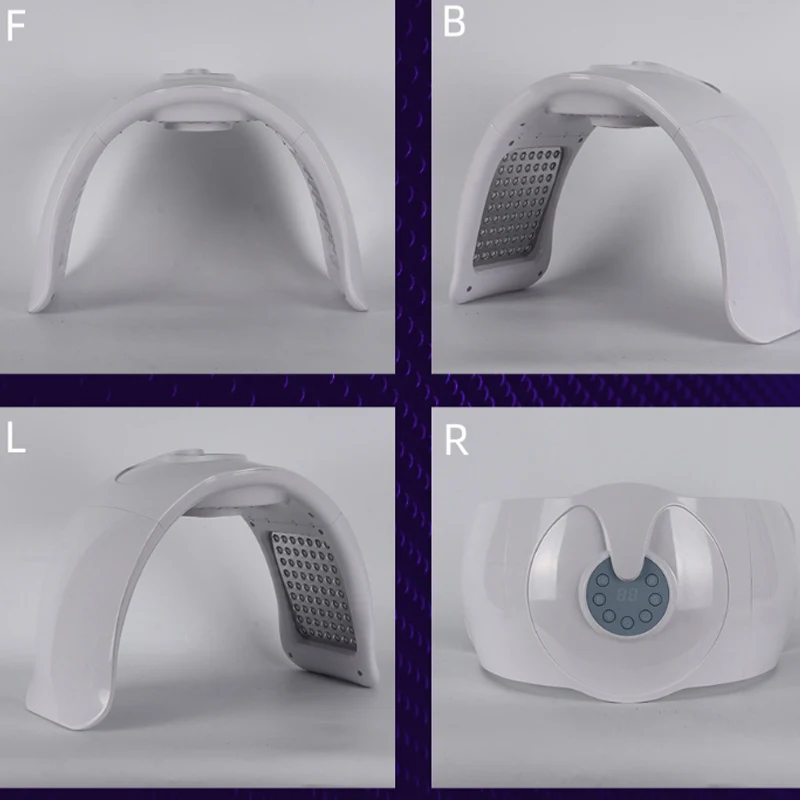 フォトン若返り保湿マスク,7色LED折りたたみマスク,にきび除去器具,美容院用スペクトロメーター