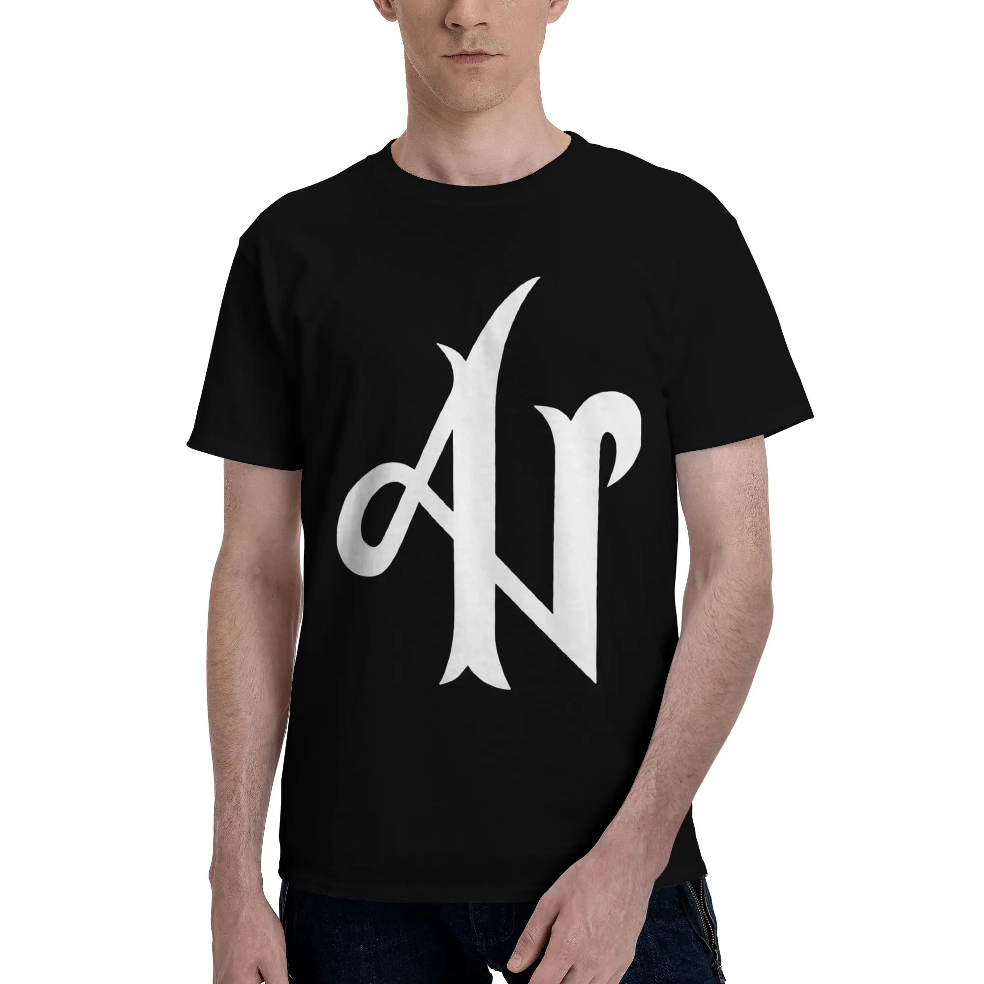 Camiseta Negra Adexe Y Nau Logo Salt Style Reversible T-shirt Japanese-Style Vibe T-shirt