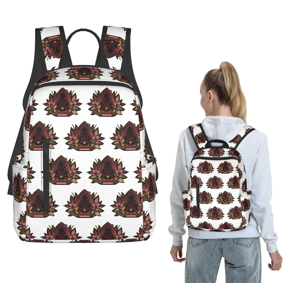 

Alastor's Radio Backpack Large Capacity Boys Girls BookBag School Bag Shoulder Bags for Men Women