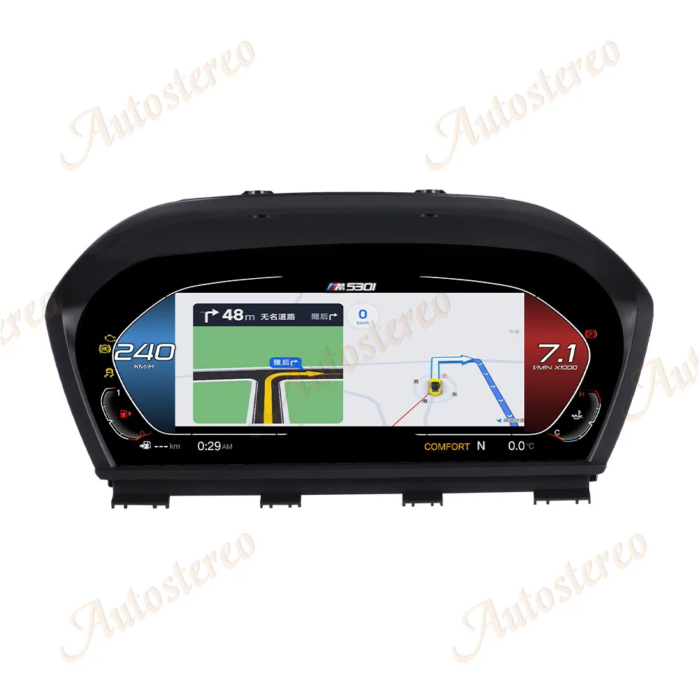 Best Price Digital Cluster Screen For BMW F45 F46 LCD Instrument Panel Carplay Virtual Cockpit Speed Meter Plug and Play Auto