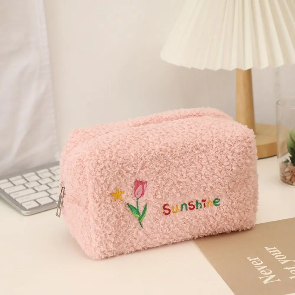 Cute Japanese Travel Outdoor Large Capacity Pencil Case Cosmetic Bag Stationery Bags Makeup Bag