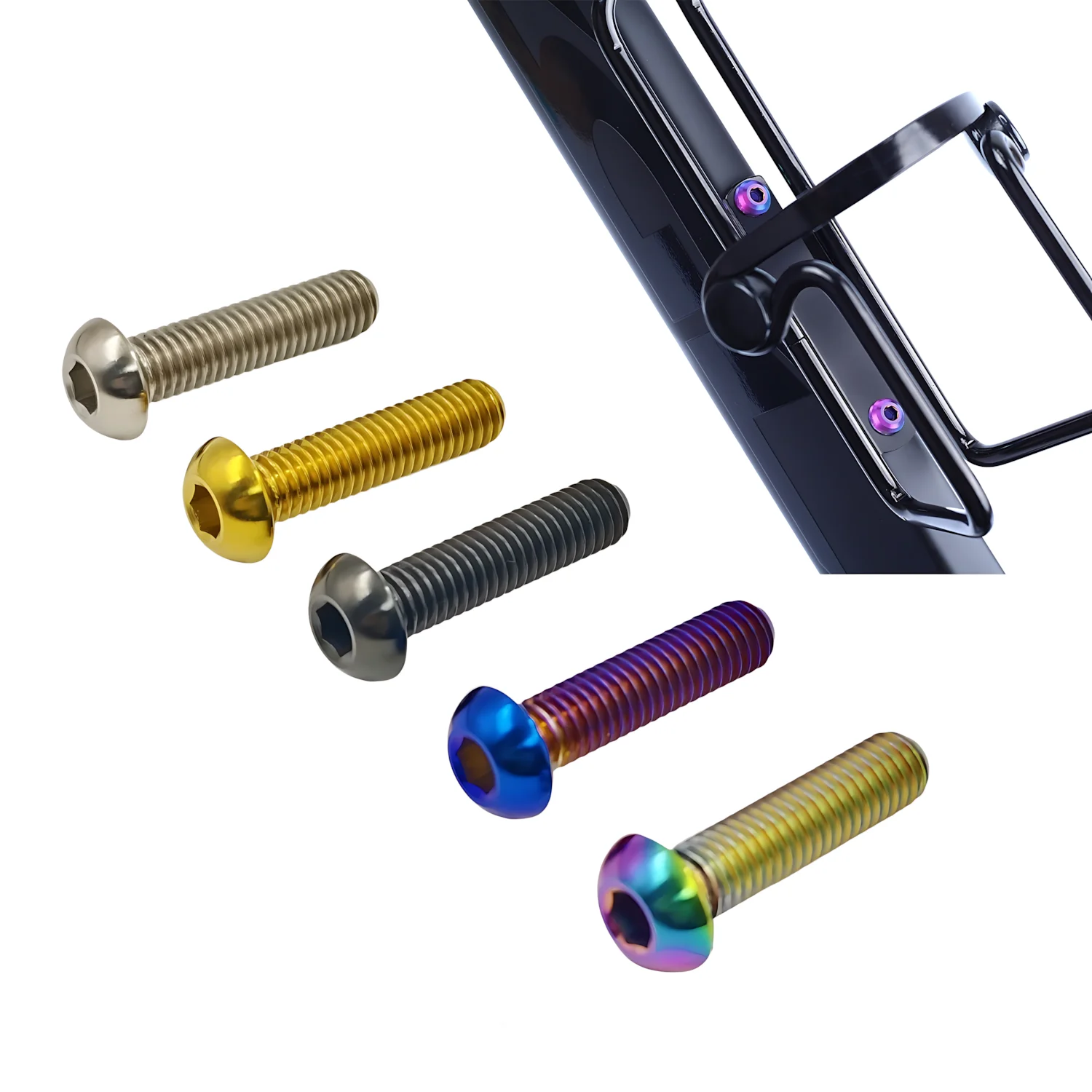 TC4 Titanium Bicycle Water Bottle Cage Bolts